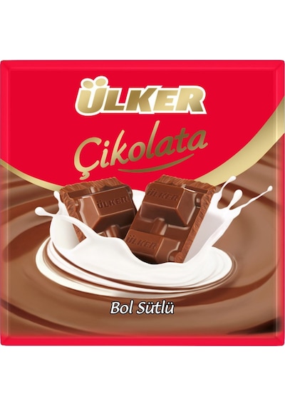 Ülker Sütlü ve Bitter %60 Kare Çikolata 2'li 6 x 60 G