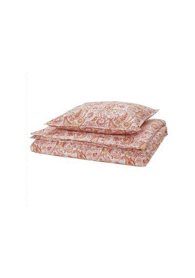 Ikea Rodgersıa Tek Kişilik Nevresim Takımı 150 X 200 Cm Pembe - Beyaz
