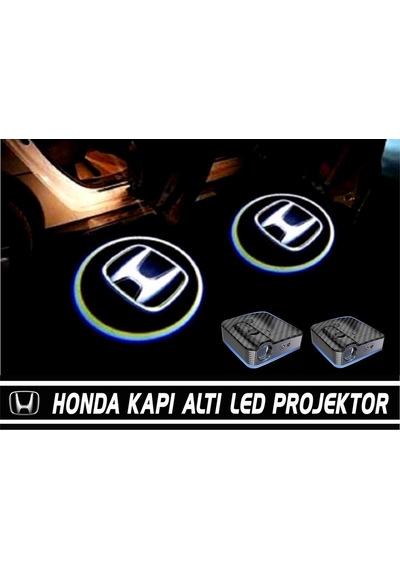Honda Araçlar İçin Pilli Yapıştırmalı Kapı Altı Led Logo