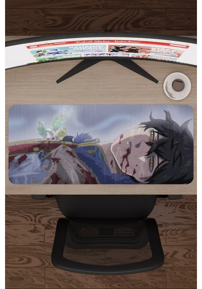 Black Clover Anime V1 - 70x30 Xl Gaming Kauçuk Kaymaz Taban Mouse Pad Fare Altlığı