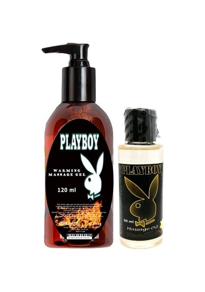Playboy Aromaterapi Isıtıclı Massage Oil 120 Ml + Vanilya Aromalı Massage Vücut Masaj Yağı 50 Ml