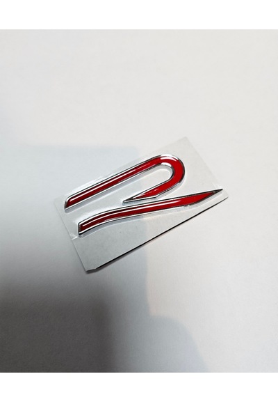 Volkswagen R Yeni Nesil İthal Metal Bagaj Yazısı Krom Zemin - Kırmızı Yazı Logo Arma Krom Kırmızı Etiket Volkswagen R Yeni Nesil İthal Metal Bagaj Yazısı Krom Zemin - Kırmızı Yazı Logo Arma Krom Kırmızı Etiket