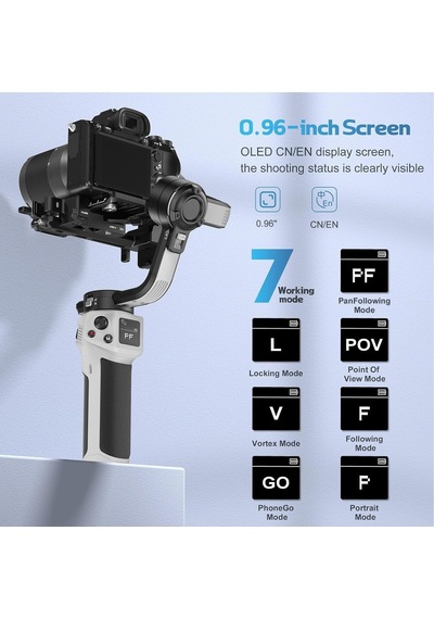 Tr Cınepeer Weebıll 3e Resmi Bayi Dslr Ve Aynasız Kamera İçin 3 Eksenli Gimbal Sabitleyici Canon/sony/panasonic/niko
