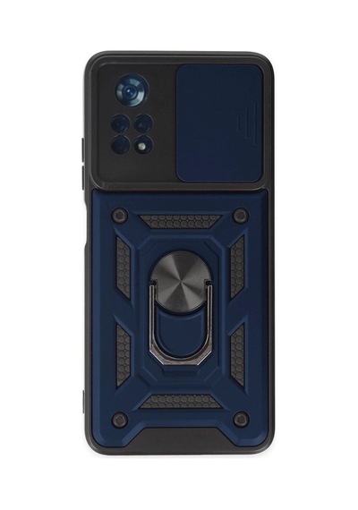 Xiaomi Poco X4 Pro 5g Kılıf Pars Lens Yüzüklü Silikon