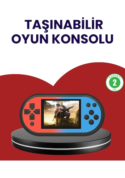 520 Oyunlu El Oyun Konsolu Tv Bağlantılı Hd Lcd Ekranlı - Lisinya