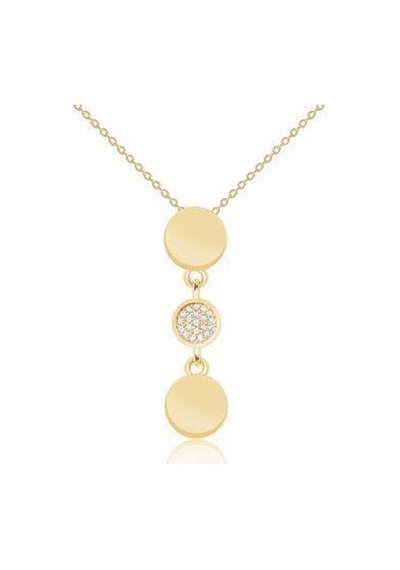 Gülaylar - Altın 14 Ayar Geometrik Kolye N11.30925