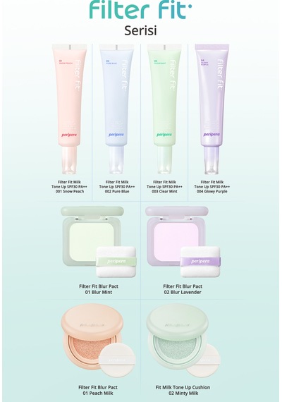 Peripera Filter Fit Milk Tone Up Cushion 02 Minty Milk