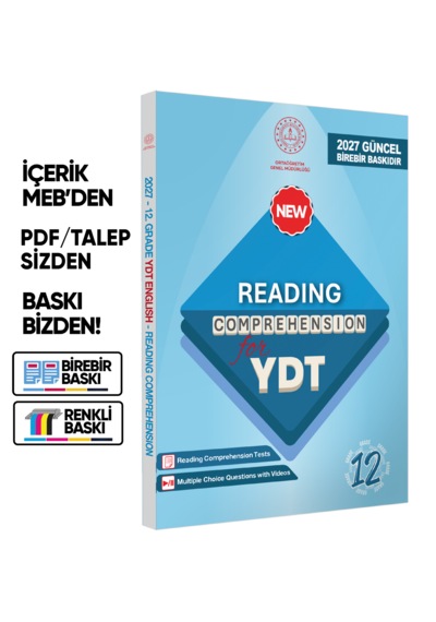 2027 Ydt Mebi İngilizce 12.sınıf 6lı Konu Anlatımı Ve Soru Bankası Seti Çözümlü Baskı Ücreti