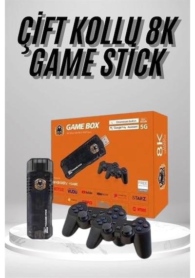 Mey İthalat 8k Ultra Hd Game Box 36500 Oyunlu Game Stick Oyun Konsolu 94364814