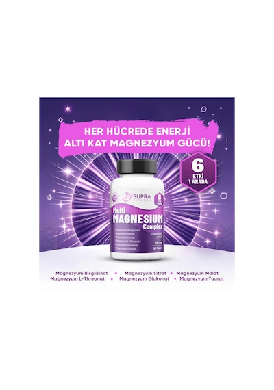 Supra Vitamin Multi Magnezyum Kompleks 60 Tablet