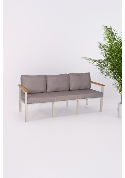 Neokas Balkon Mobilyası, Bahçe Takımı, 1 Üçlü Koltuk, Kafe Koltuğu, Bekleme Alanı Koltuğu Beyaz Neokas Balkon Mobilyası, Bahçe Takımı, 1 Üçlü Koltuk, Kafe Koltuğu, Bekleme Alanı Koltuğu Beyaz