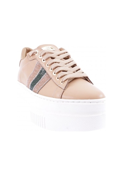 Dgn Es865-23y Kadin Kalin Silver Taşli Sneakers Ayakkabi ES865-2007-R12632 Ten
