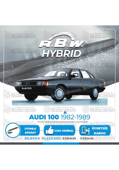 Audi 100 Ön Silecek Takımı (1982-1990) RBW Hibrit