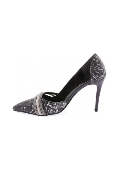 Dgn Ysf-07-23y Kadin Silver Taş Bantli Abiye Ayakkabi YSF-07-1563-R11294