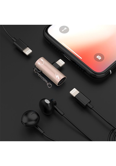 Ally Lightning to Dual Lightning Dönüştürücü Adaptör Altın