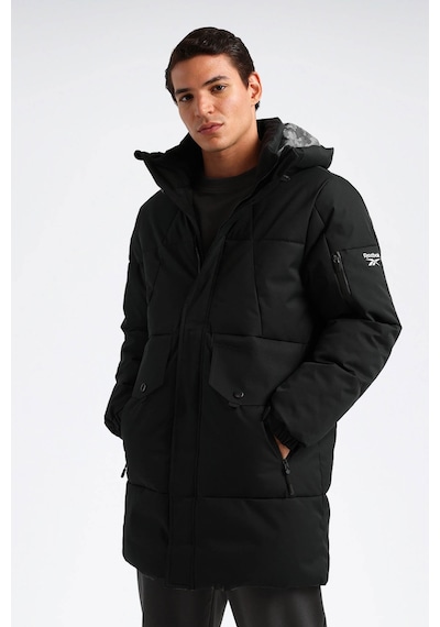 Reebok Uzun Kaban Erkek Siyah Genowefa Long Jacket 000000000102032014