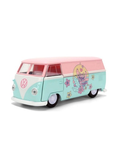 Melek Motifli Vw Model Araç Mavi