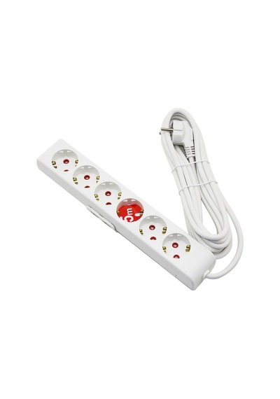 Rı-tech 6lı - 5mt Uzatma Kablo - Topraklı Grup Priz 001 175 610002 05 00 Bx40 0 - 2 M