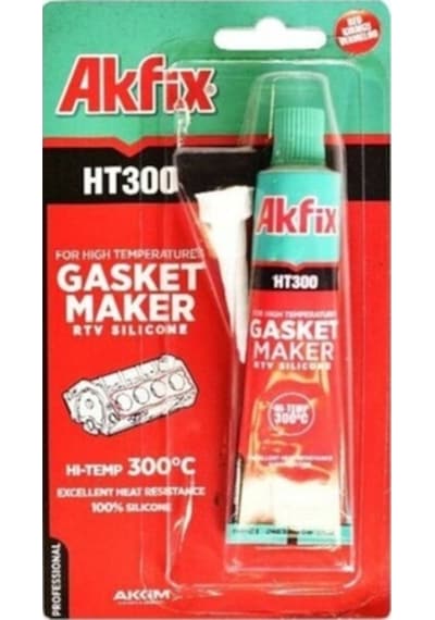 Akfix Ht300 Rvt Yüksek Isı Silikonu 50Gr Kırmızı