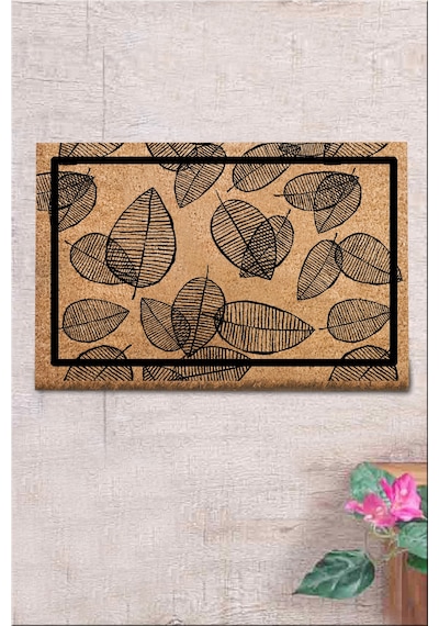 Co Co Fullar 40x60 cm Doğal Ko ko Kıl paspas,Hindistan Naturel Kapı Önü Paspası