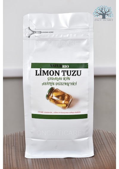 Limon Tuzu 610 Gr Gıda Tipi Asit Düzenleyici & Doğal Koruyucu
