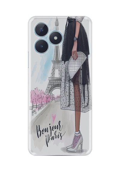 Realme 50 Pro 4g Kılıf Desenli Silikon Bonjour Paris 1419