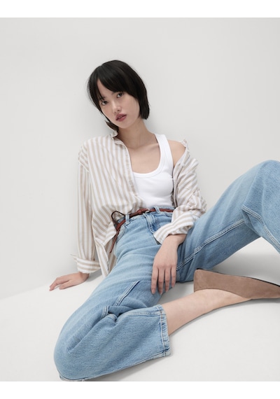 Marks & Spencer Pamuk Karışımlı Ribana Slim Fit Atlet Beyaz