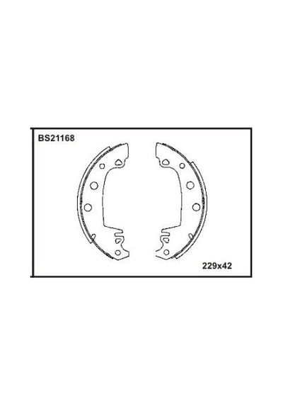 Beşer Bs21168 / 94000017 Arka Kampana Fren Balatası M131 / R12 / C15