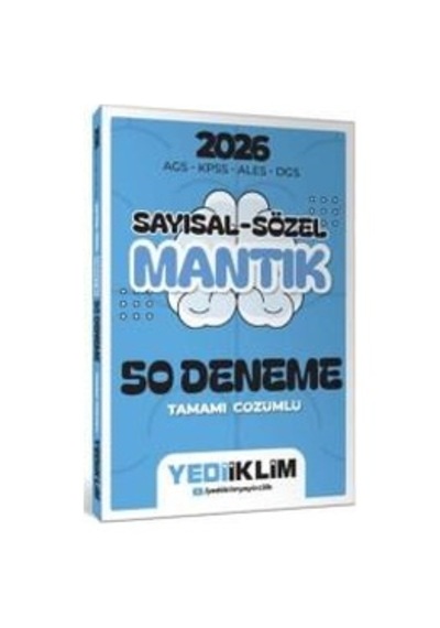 Ags Kpss Ales Dgs Sayısal Sözel Mantık 50 Deneme Tamamı Çözümlü - Yediiklim