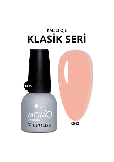 Momo Professional Kalıcı Oje K043 Somon 14 Ml
