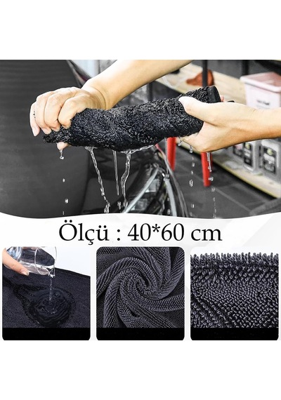 Oto Kurulama Bezi Araç Bez Ve Sünger Mikrofiber Temizleme Yıkama Cam Araba Kurulama Temizlik Silme Bezleri Havlusu Pr Diğer