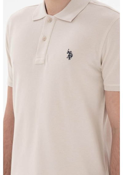 U.S. Polo Assn. Gtp04ıy026 Taş Erkek Polo Yaka T-shirt Pu-8731 2XL