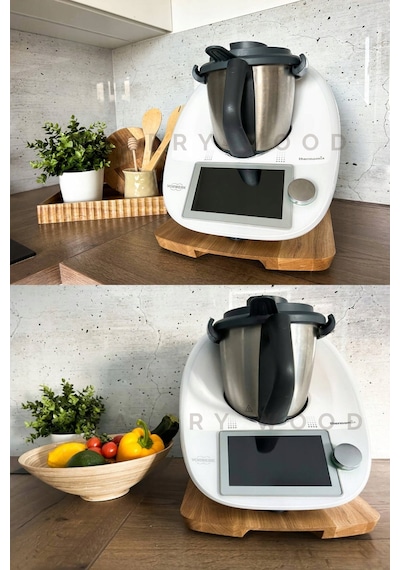 Thermomix Tm6 Ve Tm5 İçin Ahşap Kaydırıcı, Slider, Stand