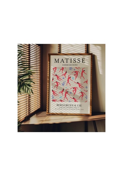 Matisse Çerçevesiz Poster, Modern Dekoratif Çerçevesiz Poster, Tablo, Matisse-7, 40 X 50 Sku: Zeusb0dt9pp4x8