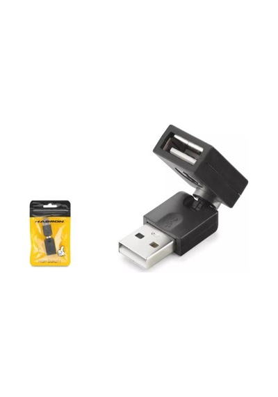 Hadron Hdx1357 Usb Dişi Mafsallı Adaptör - Siyah Kdo