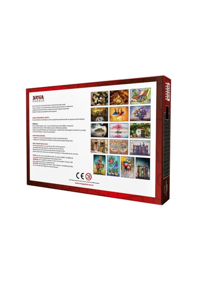 Nova Puzzle 1000 Parça İmkansız Puzzle - Siyah - Fantastik Kesim