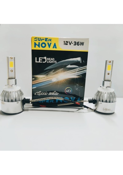 Supernova Buz Mavi H27 Simsek Etkili Zenon Cob Led Xenon