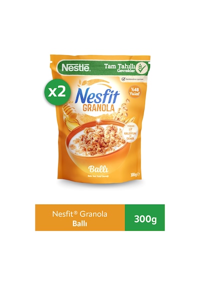 Nesfit Granola 300gr Ballı X2