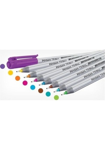 Tükenmez Trıball 1mm Renkli 8 Li Set 01003 Nocolor