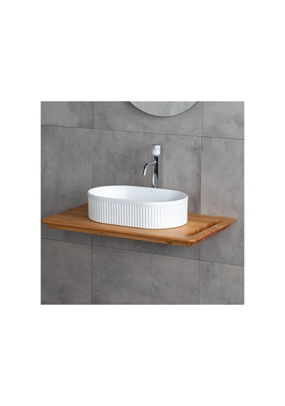 E-w1002mb Tezgah Üstü Mat Beyaz Lavabo Renkli