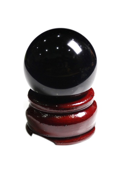 Zarif Doğal Obsidiyen Kristal Top, 3 Cm Çapında Cilalı Küre - Sevdikler Ve Arkadaşlar İçin Mükemmel Bir Hediye
