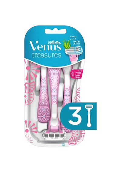 Gillette Venus Tıraş Makinesi Treasure Pembe 3'lü 2 Adet