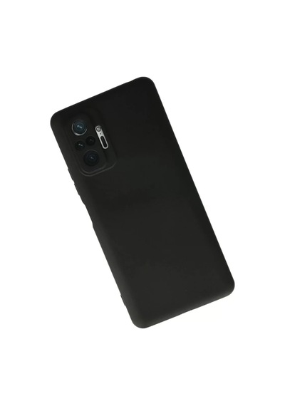 Newface Xiaomi Redmi Note 10 Pro Kılıf Nano İçi Kadife Silikon - Siyah