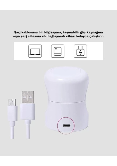 Home Usb Bağlantılı Tırnak Kurutucu Bilgisayar Ve Powerbank İle Uyumlu