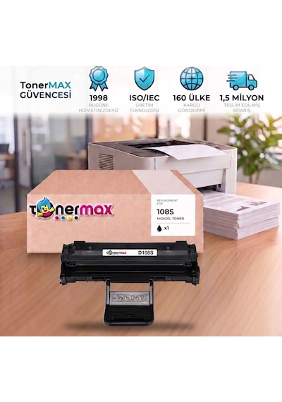 Samsung Ml-2241 Uyumlu Toner Çipli Mlt-d108s 4'lü 1.500 Sayfa