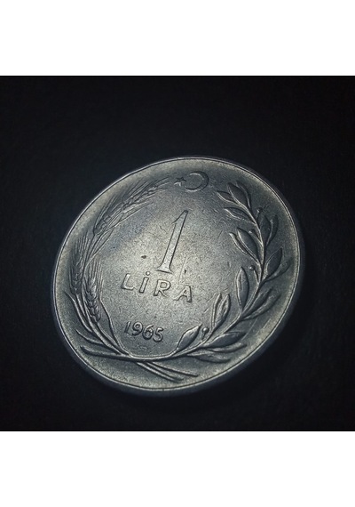 1965 Akmonital 1 Lira Çt+/ççt Eski Madeni Para - 399636660eec9f2c10