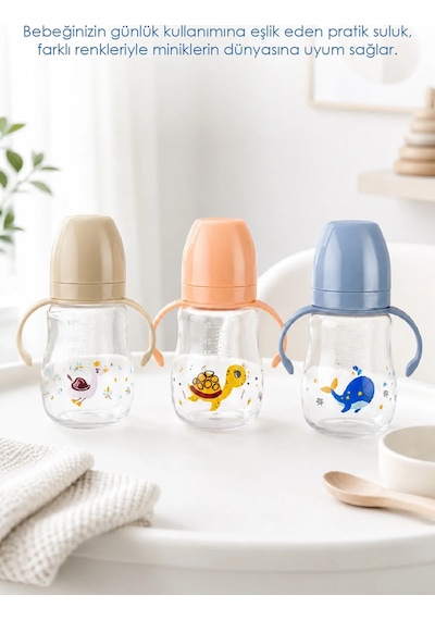 Babyjem Damlatmayan Suluk Alıştırma Bardağı 250 ml Turuncu