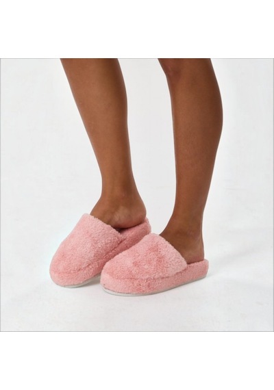 Black Flex Cozy Step 3 Katmanlı Pelush Terlik Düz Pembe 36-41 Krem