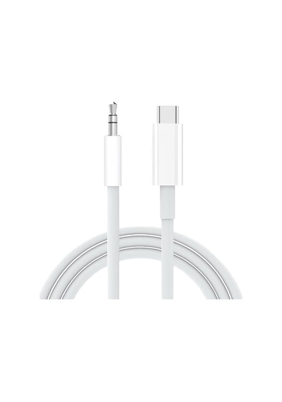 Tr Type-c To 3.5mm Aux Ses Kablosu Dönüştürücü Beyaz Ax806