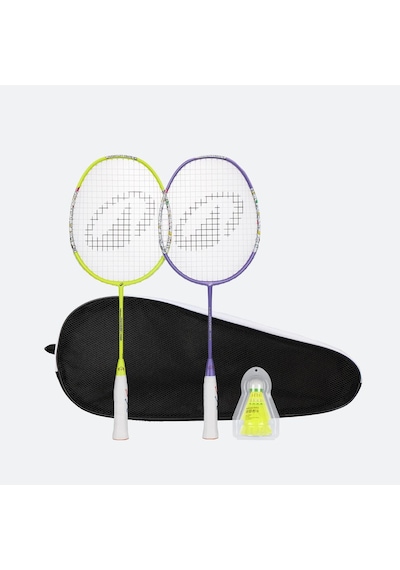 Kuıkma Çocuk Badminton Raketi - Sarı/mor - Br 190 Sensation Kid Set